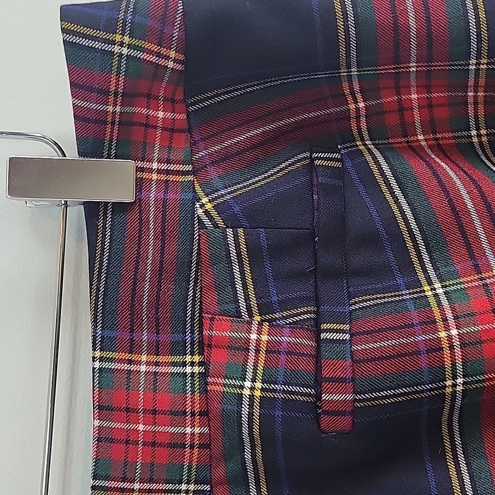 Talbots Plaid Ankle Pants - Red and Blue - Picture 6 of 9